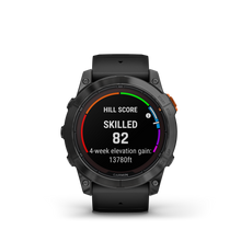 Load image into Gallery viewer, Garmin | FENIX 7X PRO SOLAR, SZÜRKE, FEKETE SZILIKON SZÍJJAL
