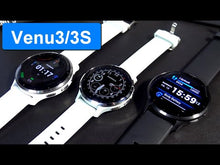 Load and play video in Gallery viewer, Garmin | VENU 3S RÓZSA KRÉMARANY, SZILIKON SZÍJJAL