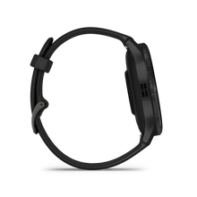 Kép betöltése a galériamegjelenítőbe: Garmin | VENU 3 FEKETE, FEKETE KERETTEL, BŐR ÉS SZILIKON SZÍJJAL
