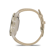 Lade das Bild in den Galerie-Viewer, Garmin | VENU 3S FRANCIA SZÜRKE-KRÉMARANY, BŐR ÉS SZILIKON SZÍJJAL