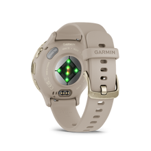 Kép betöltése a galériamegjelenítőbe: Garmin | VENU 3S FRANCIA SZÜRKE-KRÉMARANY, SZILIKON SZÍJJAL