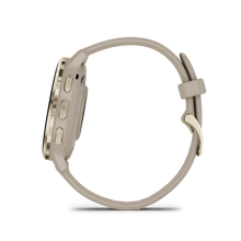 Kép betöltése a galériamegjelenítőbe: Garmin | VENU 3S FRANCIA SZÜRKE-KRÉMARANY, SZILIKON SZÍJJAL