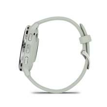 Lade das Bild in den Galerie-Viewer, Garmin | VENU 3S ZSÁLYA, EZÜST KERETTEL, SZILIKON SZÍJJAL