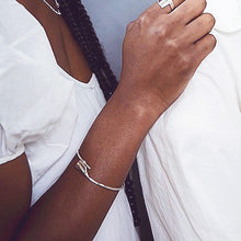 Load image into Gallery viewer, Rowing bangle - bent bard blade | Strokeside Designs