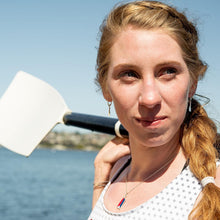 Lade das Bild in den Galerie-Viewer, Paddel-Ohrringe – Macon Spade | Strokeside-Design