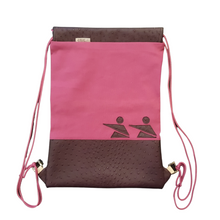 Load image into Gallery viewer, Táska evezős szimbólumokkal - lila