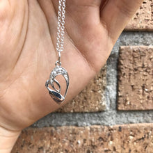 Lade das Bild in den Galerie-Viewer, Ruderanhänger - herzförmig, mit Zirkoniasteinen | Strokeside-Design