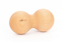 Lade das Bild in den Galerie-Viewer, Dupla masszázs golyó - bükkfa, 10 cm | rollholz