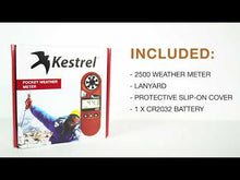Videó betöltése és lejátszása a galériamegjelenítőben: Időjárásmérő - 2500 | Kestrel