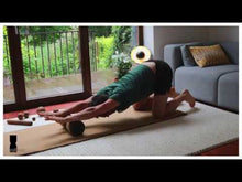 Laden und Abspielen von Videos im Galerie-Viewer, Großes Massagerollenset - Walnuss | rollendes Holz