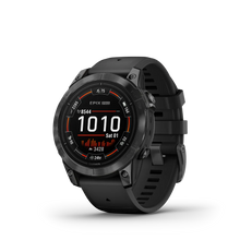 Load image into Gallery viewer, Garmin | EPIX PRO (GEN 2) SAPPHIRE 47 MM, KARBONSZÜRKE DLC, FEKETE SZILIKON SZÍJJAL (ED XD)
