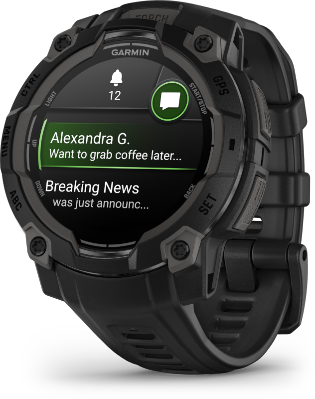Garmin | INSTINCT 3, 45mm AMOLED, Fekete (ED)