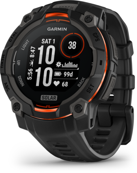 Garmin | INSTINCT 3, 45mm Solar, Fekete (ED)