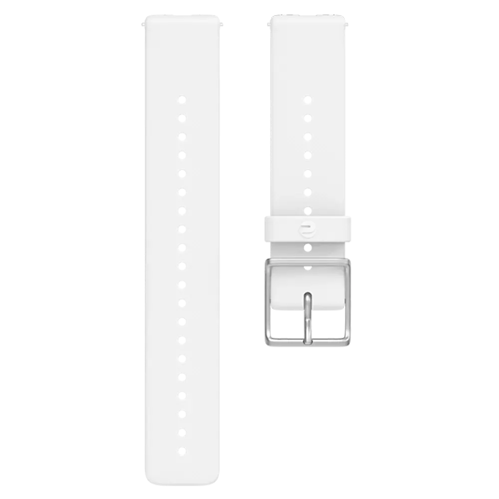Polar szilikon csuklópánt, 20 mm - fehér