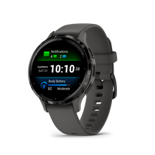 Load image into Gallery viewer, Garmin | VENU 3S SZÜRKE, SZÜRKE KERETTEL, SZILIKON SZÍJJAL (ED)
