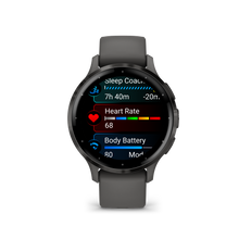 Load image into Gallery viewer, Garmin | VENU 3S SZÜRKE, SZÜRKE KERETTEL, SZILIKON SZÍJJAL (ED)
