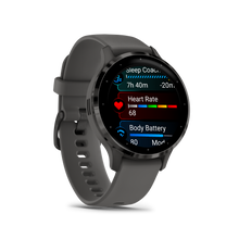 Lade das Bild in den Galerie-Viewer, Garmin | VENU 3S SZÜRKE, SZÜRKE KERETTEL, SZILIKON SZÍJJAL (ED)
