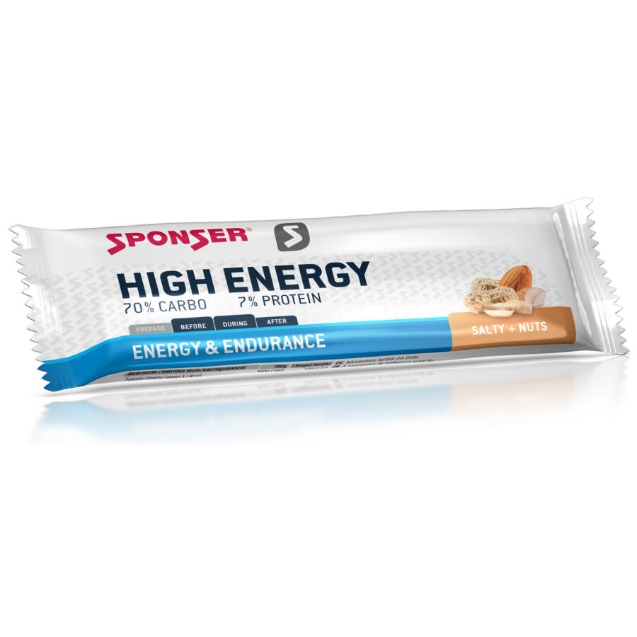 Sponsor High Energy bar, in several flavors